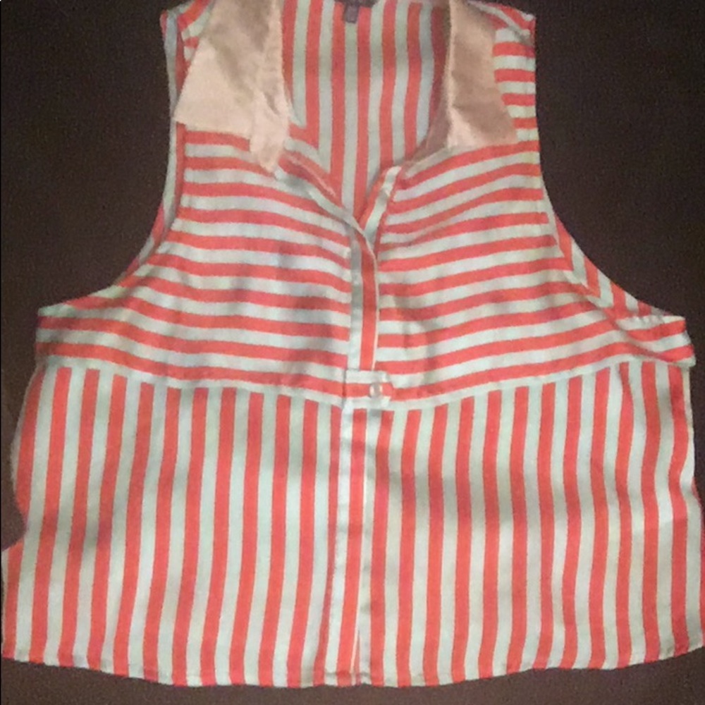 Silk sleeveless crop top